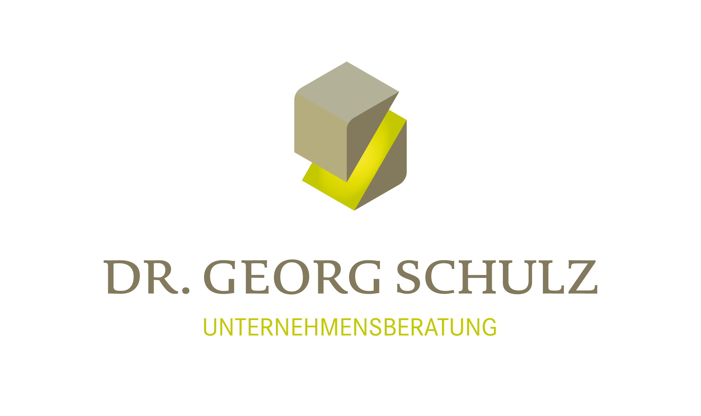 Dr. Georg Schulz, Unternehmensberatung, Logoentwicklung, Corporate Design, Logo, Wort-Bildmarke