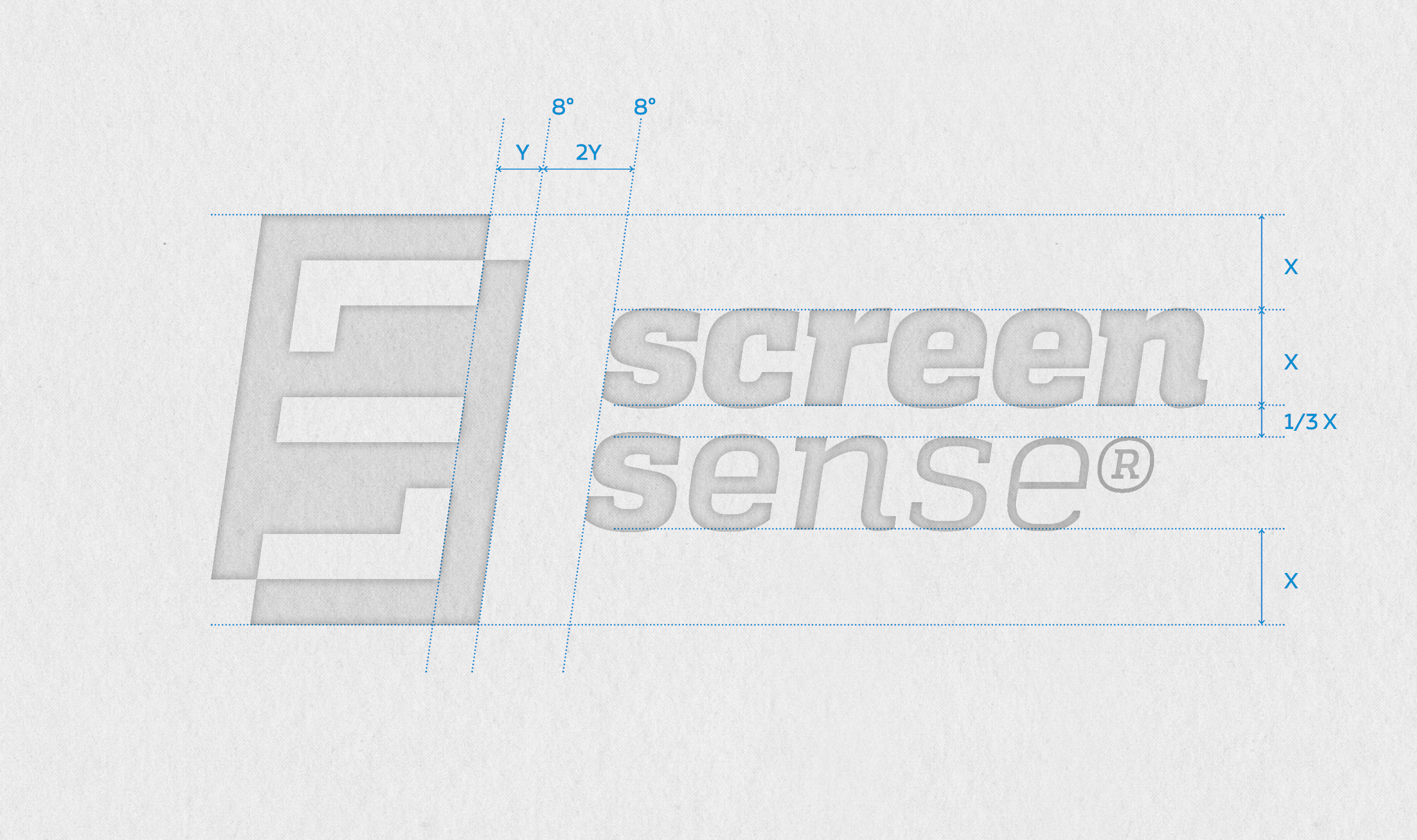 SCREENSENSE GmbH, Media analytics and optimization,data at scale, optimise marketing, digital experiences, Logoentwicklung, Logo, Corporate Design, Detail, Wortbildmarke, Proportionen, Aufbau